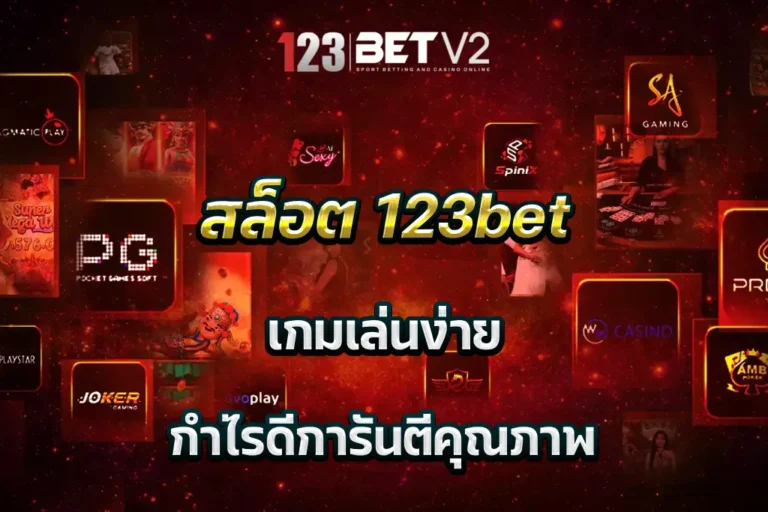 สล็อต 123bet เกมเล่นง่าย กำไรดีการันตีคุณภาพ